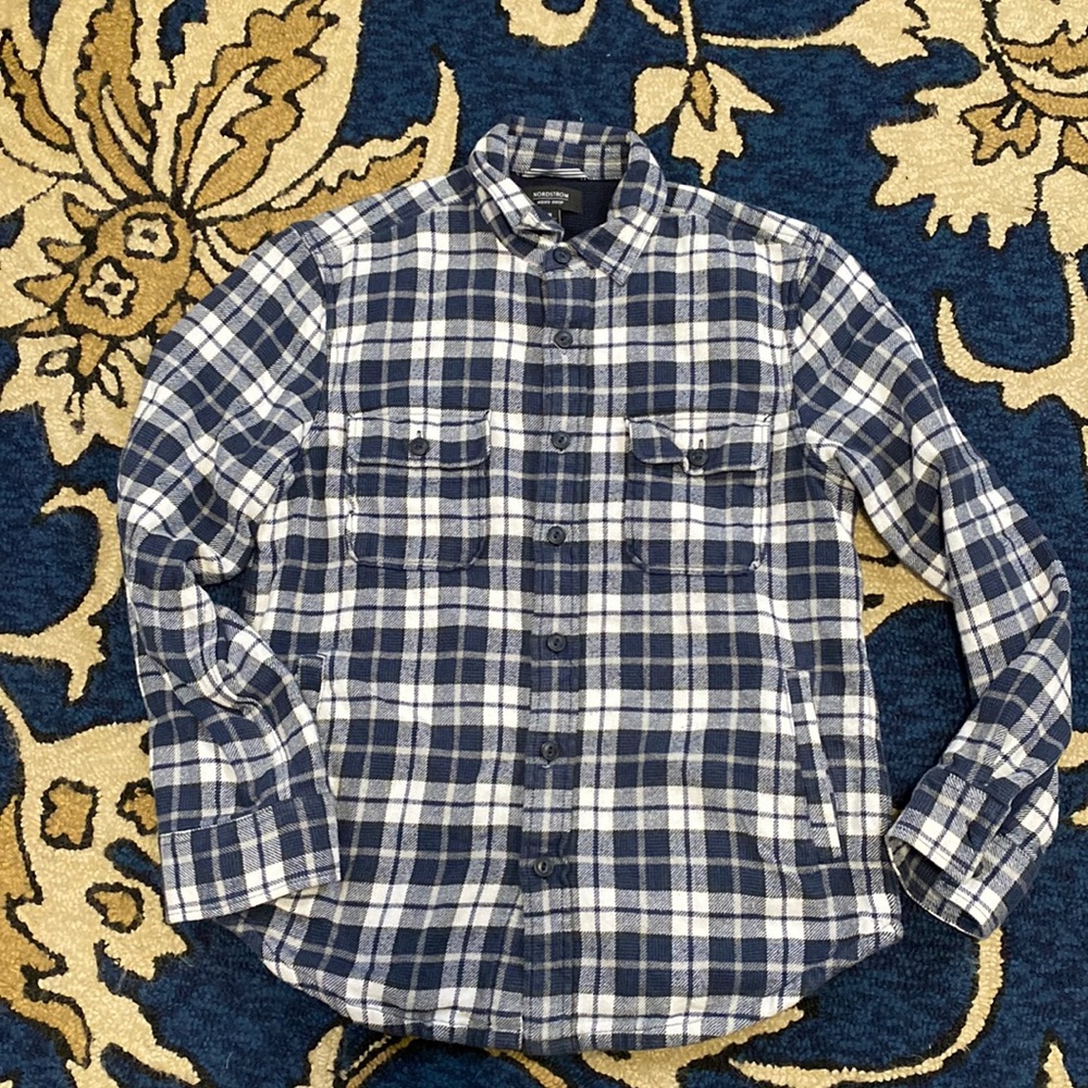 Men’s flannel jacket with thermal lining